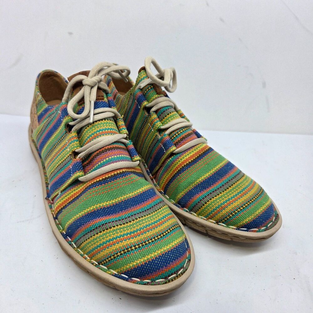 Tony Lama RACEY Multicolored Serape Womens Casual Shoes Size US 8 EUR 38 VGC